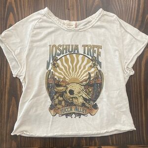 Altar’d State Graphic Tee Size Small Joshua Tree T-Shirt White Women